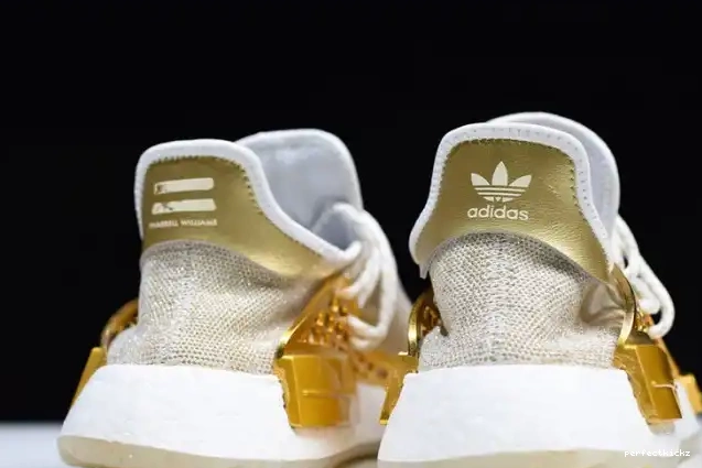 China adidas NMD Pharrell Gold HAPPY Hu F99762 0504